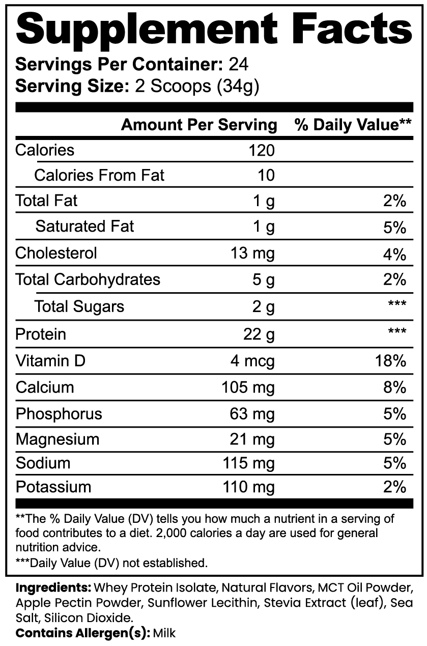 N=U Advanced 100% Whey Protein Isolate (Vanilla)
